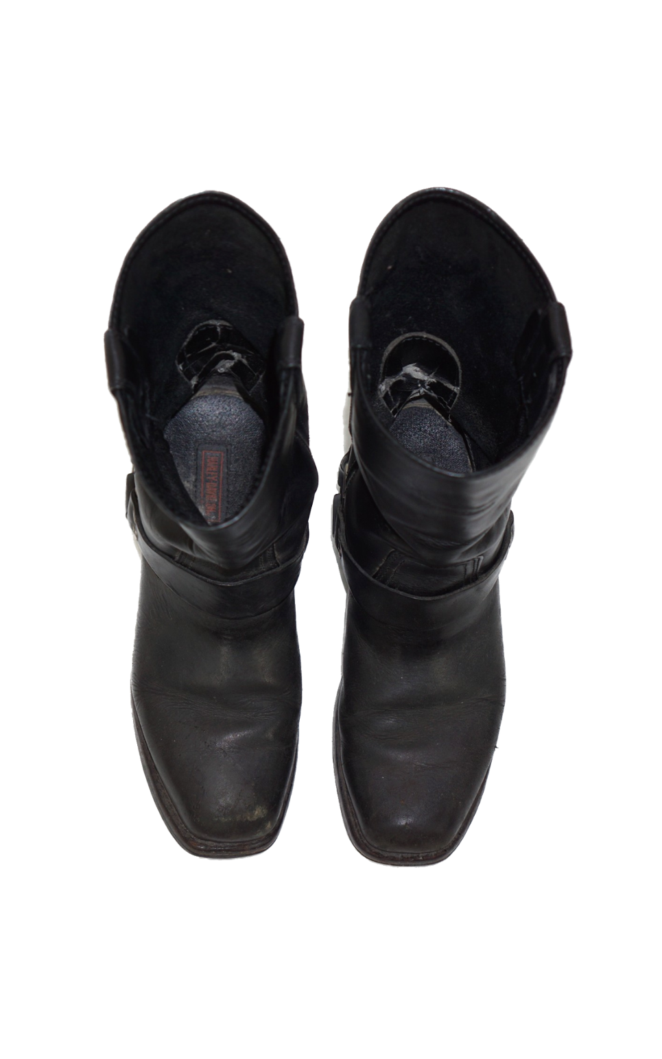 HARLEY DAVIDSON Vintage 80s Moto Leather Boots