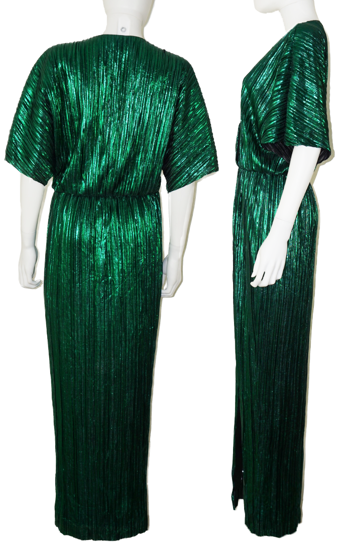 HOUSE OF HARLOW x REVOLVE Green Pleated Dress resellum