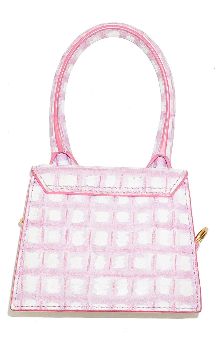 JACQUEMUS Le Chiquito Pink Checker Bag