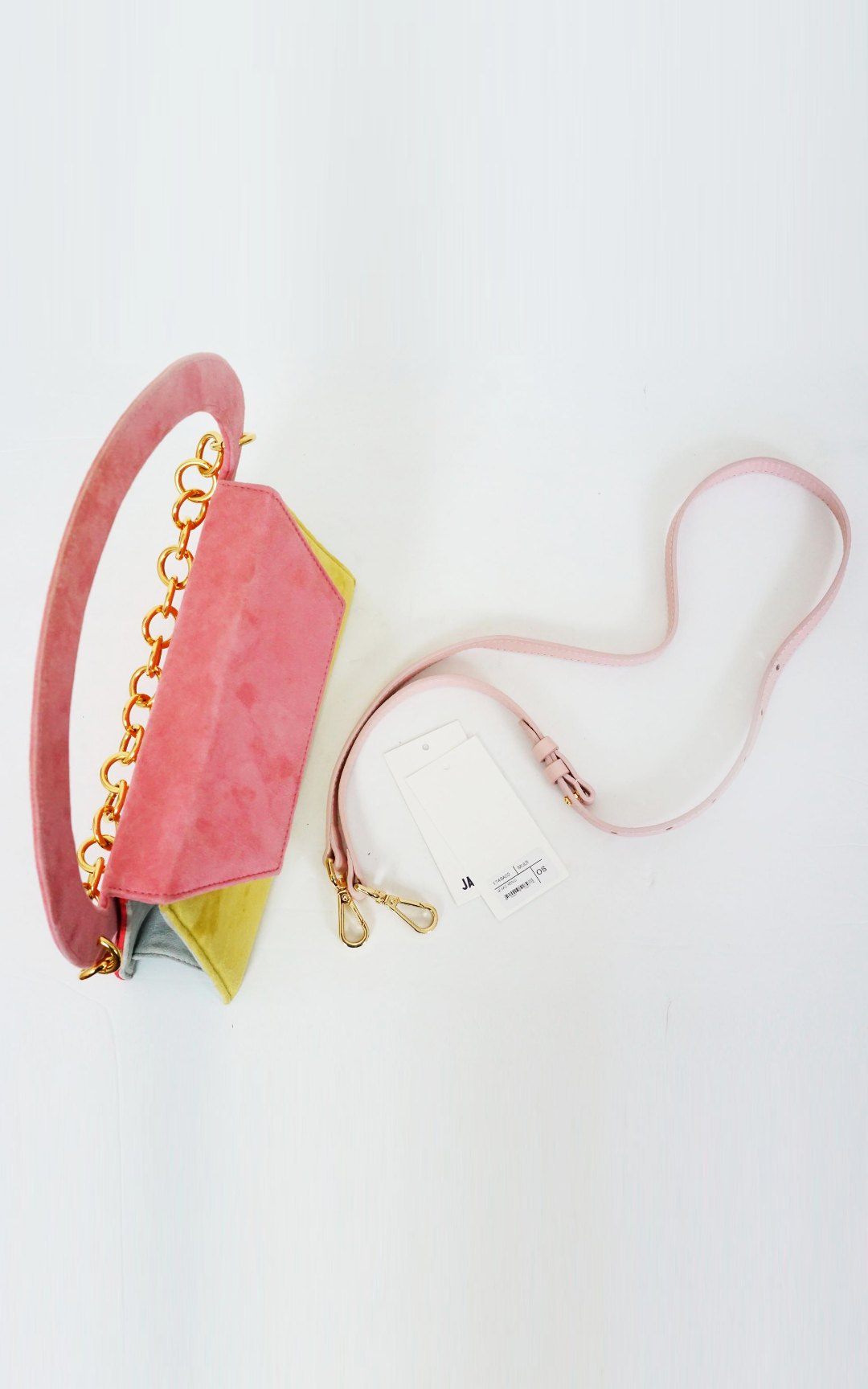 JACQUEMUS Le Sac Rond Pink Multicolor Bag