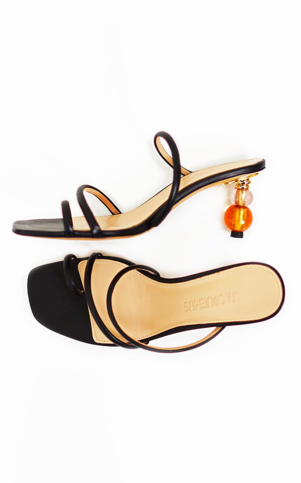 JACQUEMUS Les Sandales Noli Kitten Heel Mules