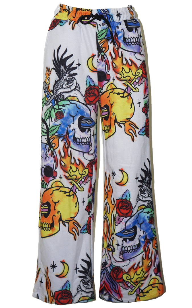 JADED LONDON Graffiti Scull Sweatpants