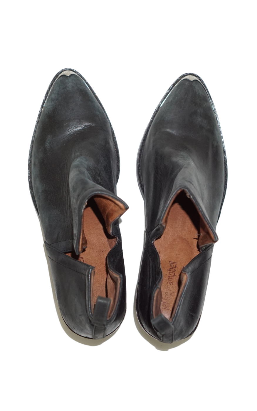 JEFFREY CAMPBELL Black Cutout Ankle Boots