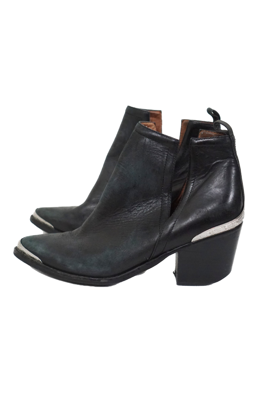 JEFFREY CAMPBELL Black Cutout Ankle Boots