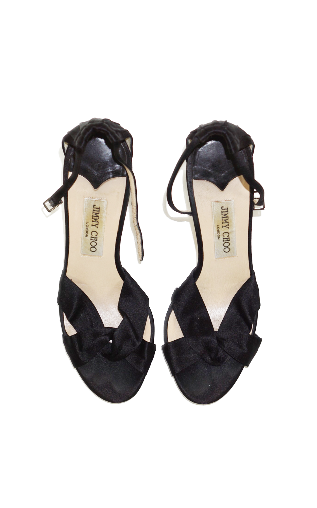 JIMMY CHOO Macy Satin Stiletto Sandals