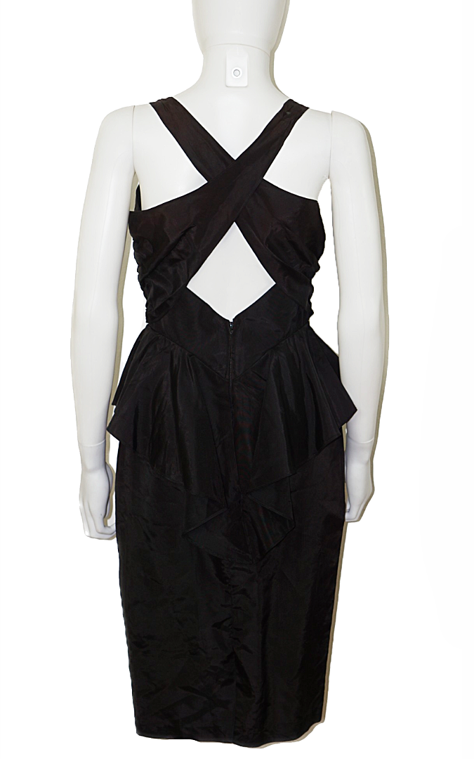 KAREN OKADA VTG David Howard Beaded Dress