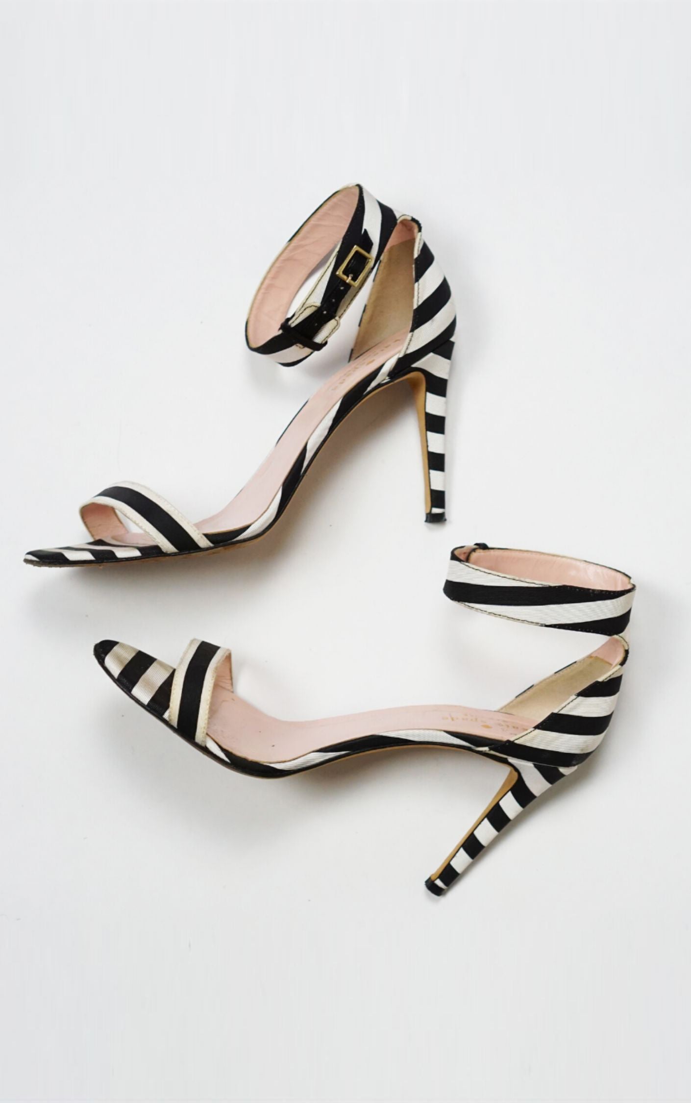 Kate Spade Striped Heel Sandals