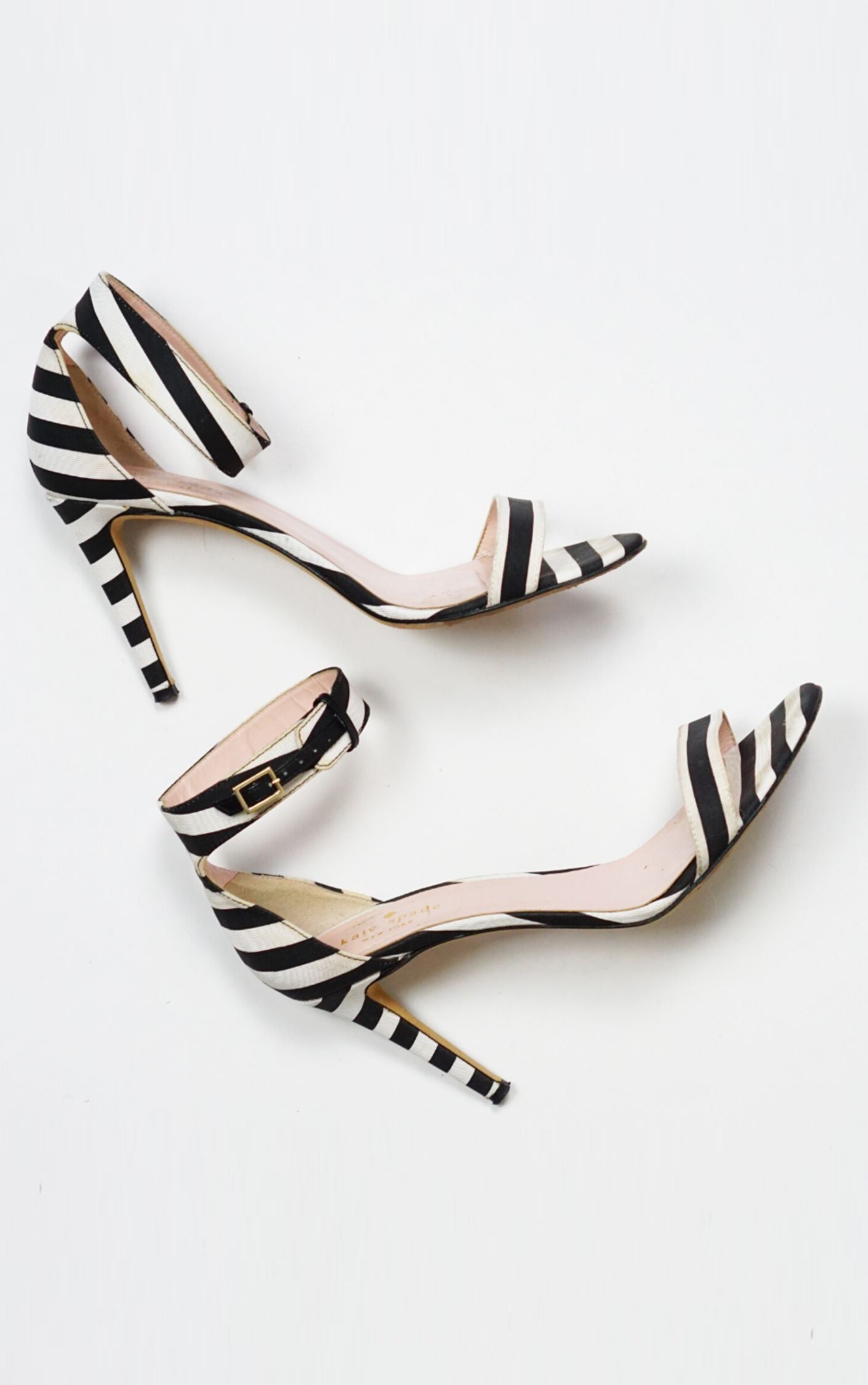 Kate Spade Striped Heel Sandals