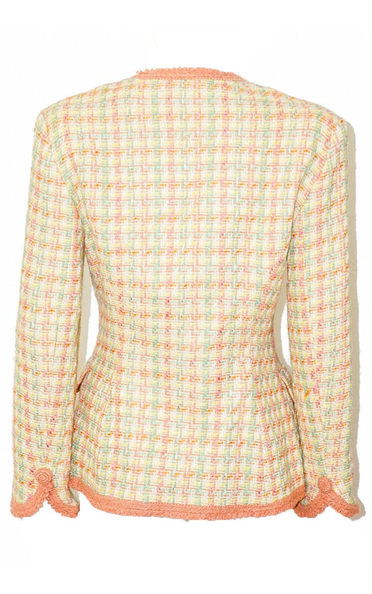 LEON MAX VINTAGE Pastel Tweed Jacket