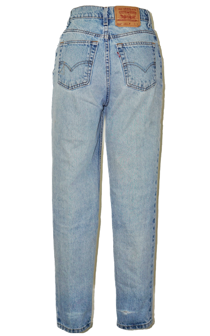 LEVI'S 512 Slim Fit Straight High Waisted Jeans