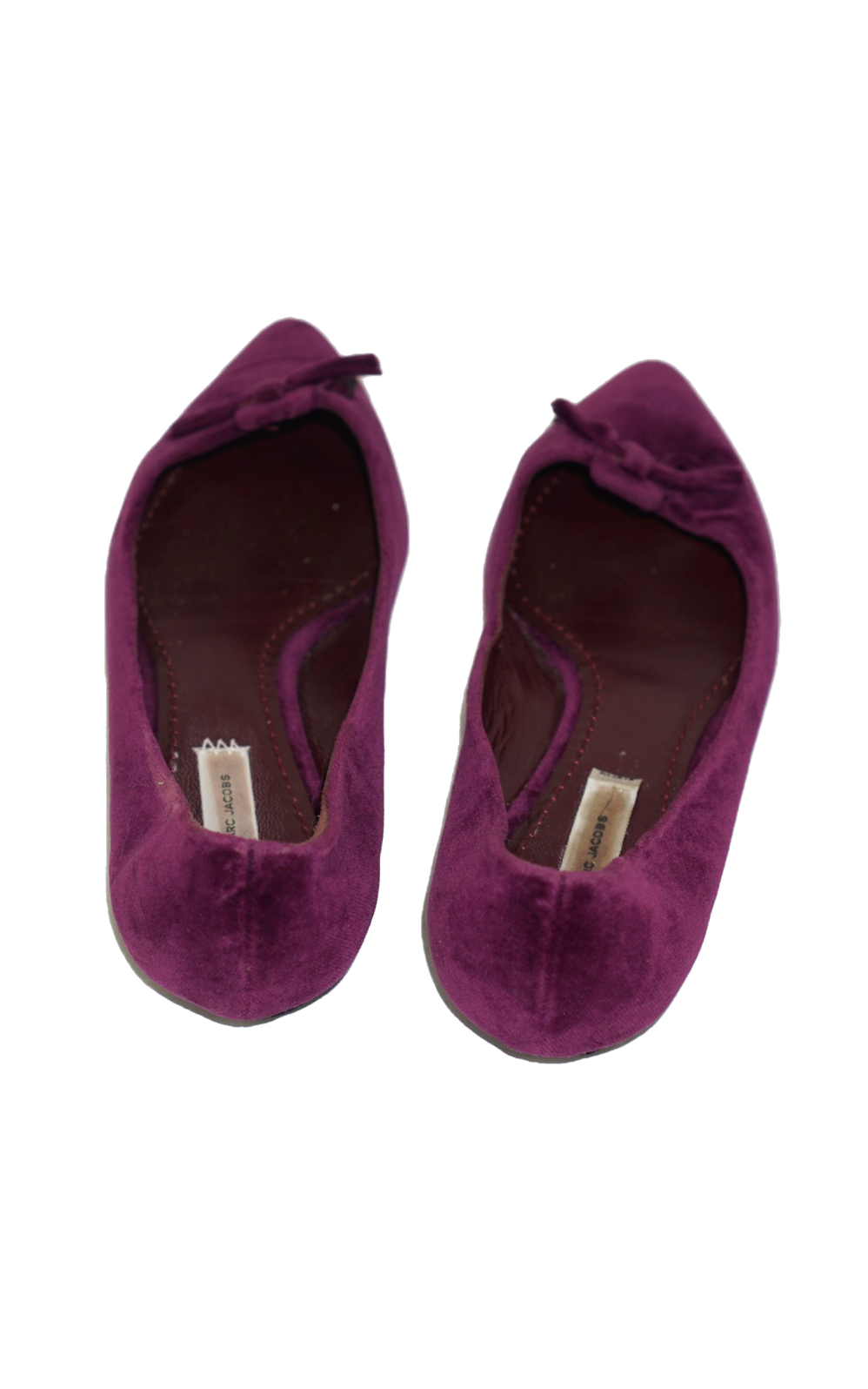 MARC JACOBS Vintage Purple Velvet Flats