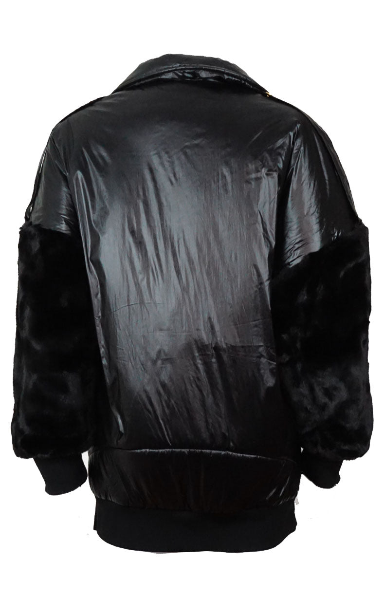 OPENING CEREMONY KYE Skew Zip Puffer Jacket