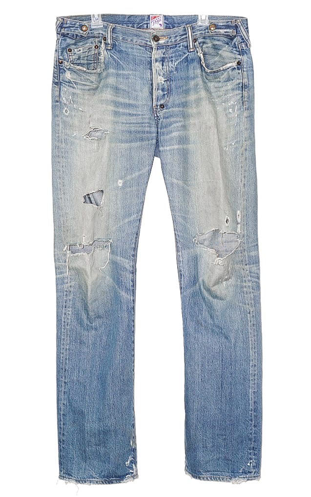 PRPS Vintage Straight Leg Faded Jeans