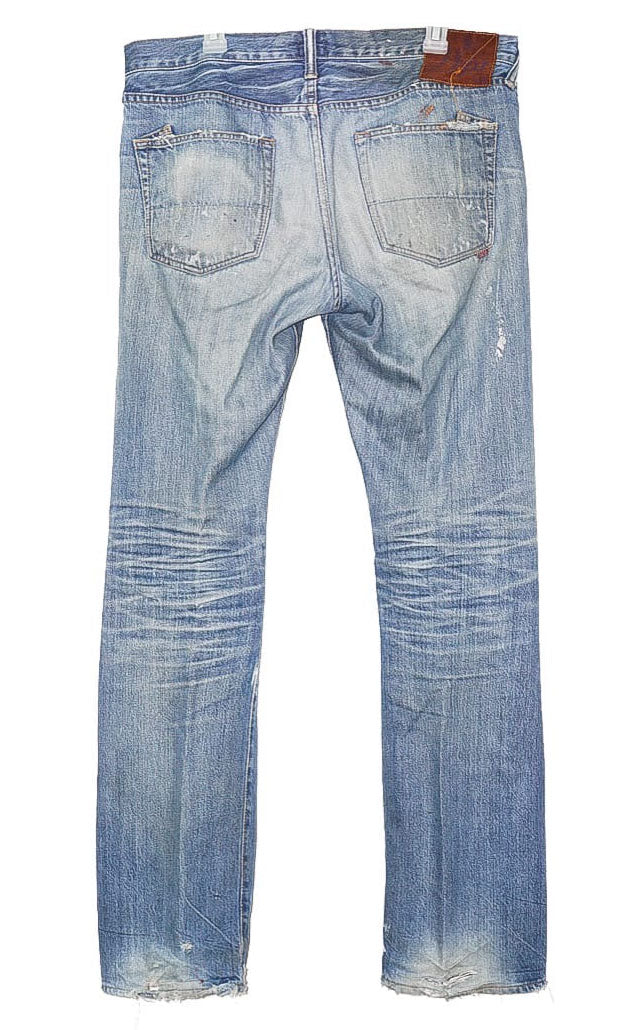 PRPS Vintage Straight Leg Faded Jeans