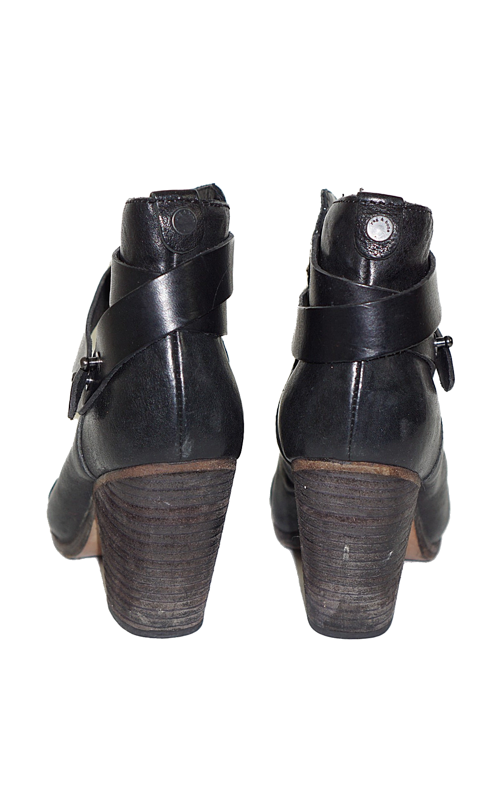 RAG & BONE Black Leather Ankle Boots