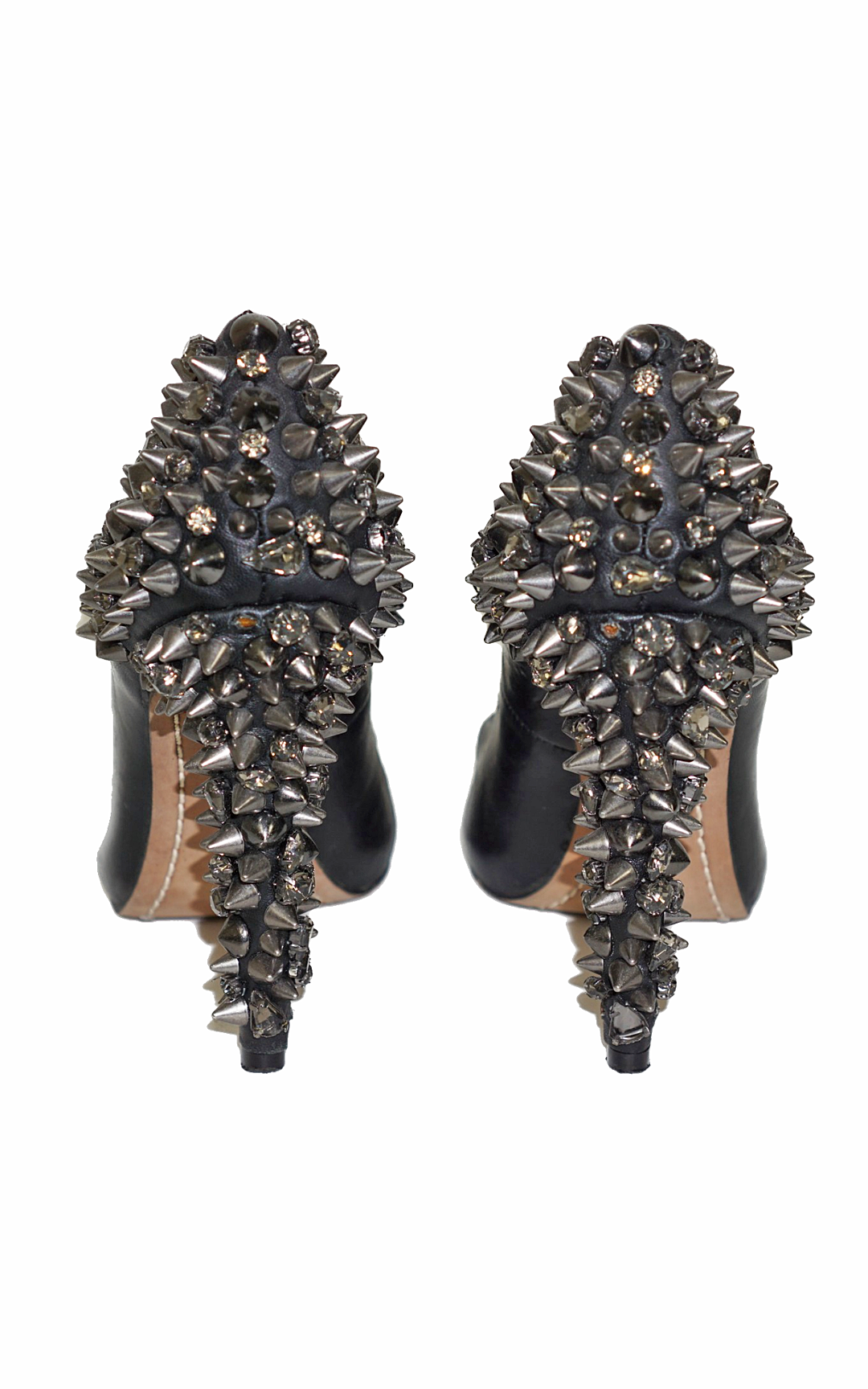 SAM EDELMAN Lorissa Black Spike Heels Shoes