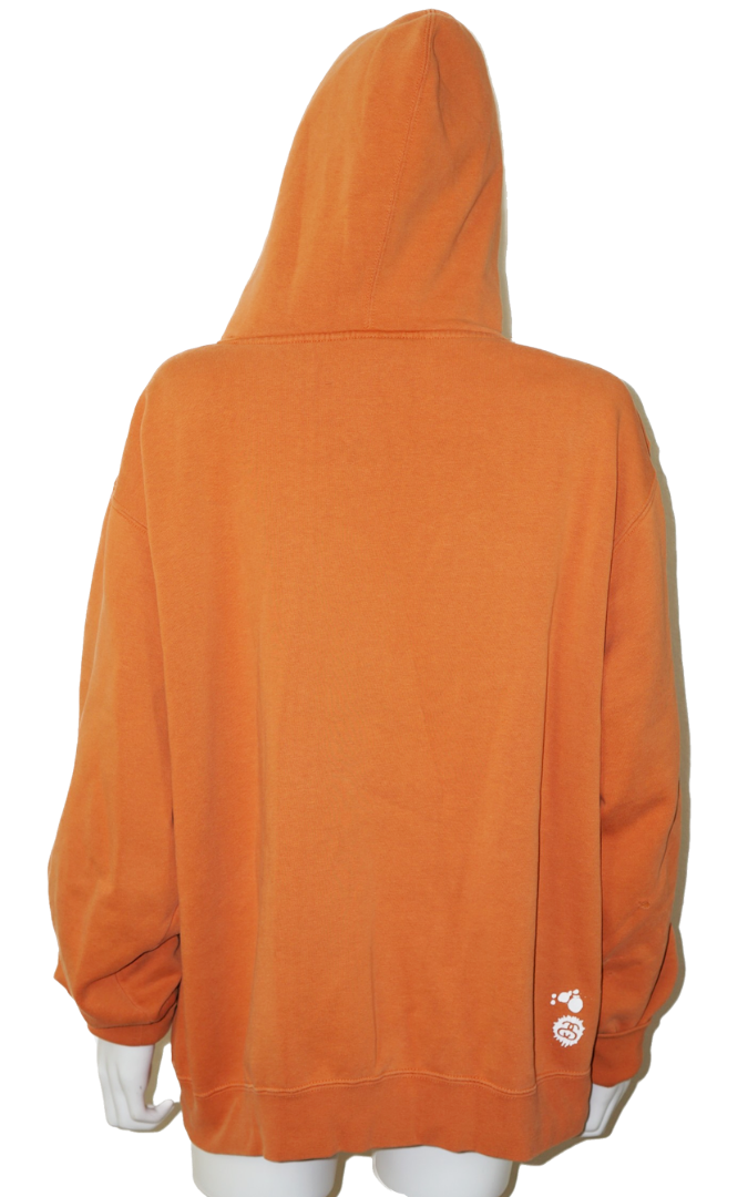 STUSSY Vintage 90s Paint Splash Logo Hoodie resellum