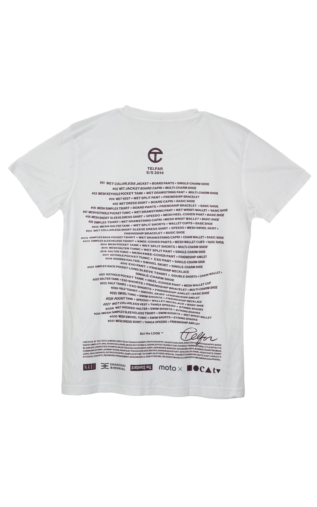 TELFAR 2014 Get the Look Fashion Show T-Shirt