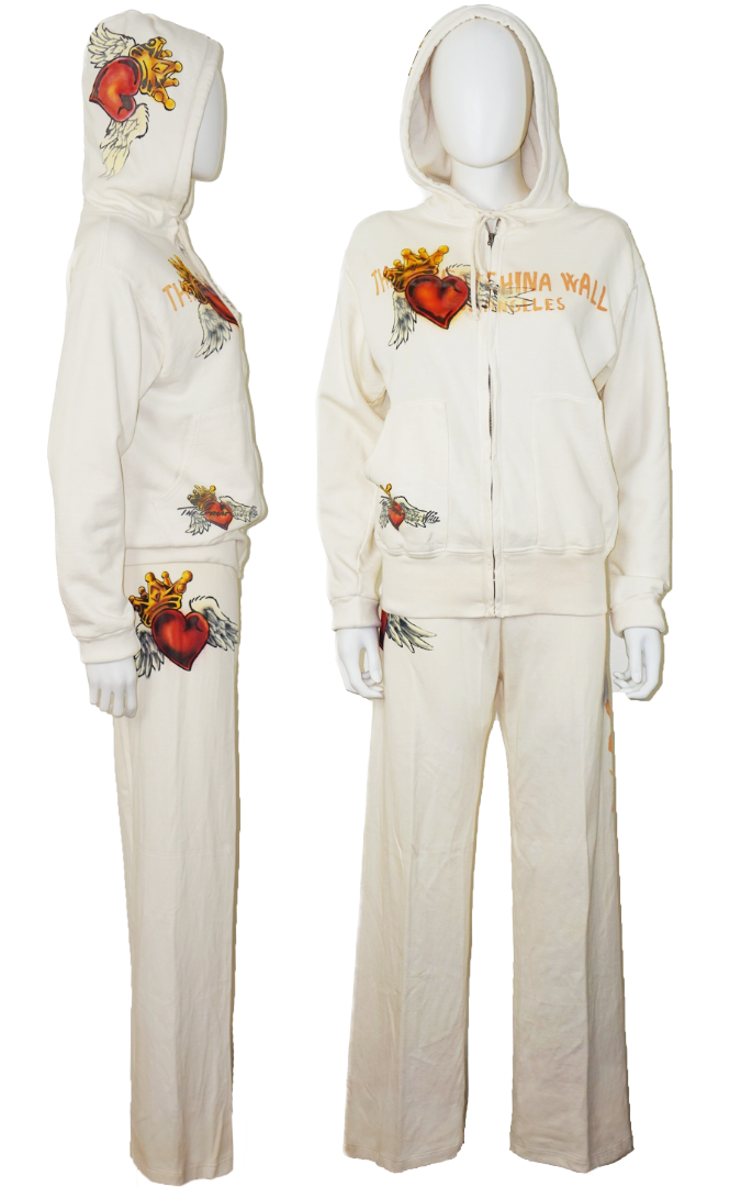 THE GREAT CHINA WALL Y2K Tattoo Pant Suit resellum