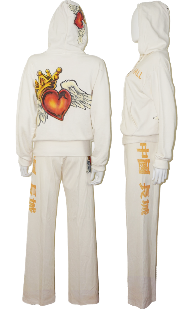 THE GREAT CHINA WALL Y2K Tattoo Pant Suit resellum