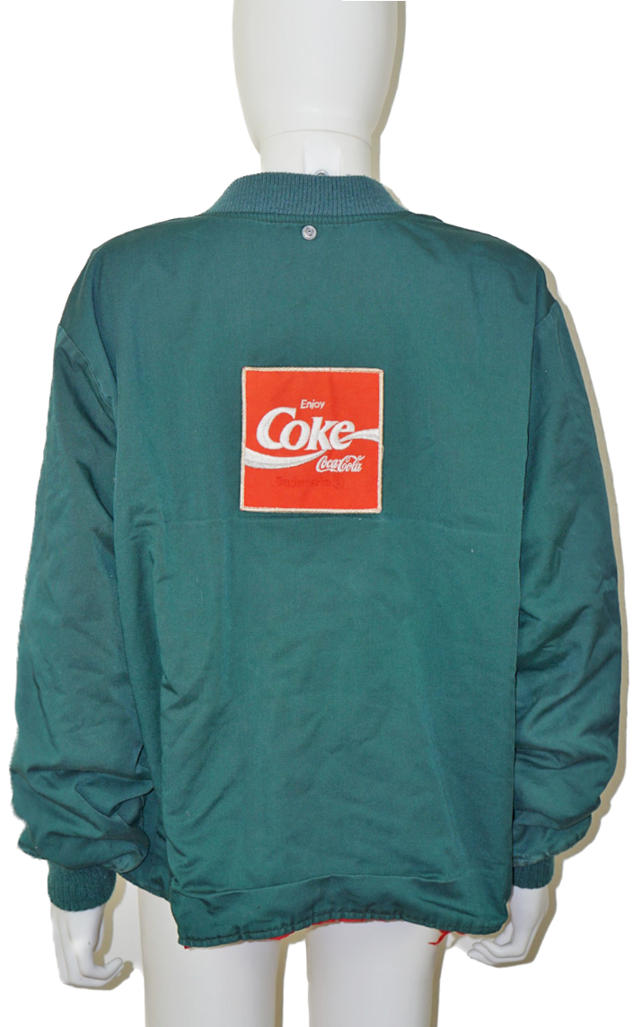 VINTAGE 70s Coca Cola Patched Bomber Jacket resellum