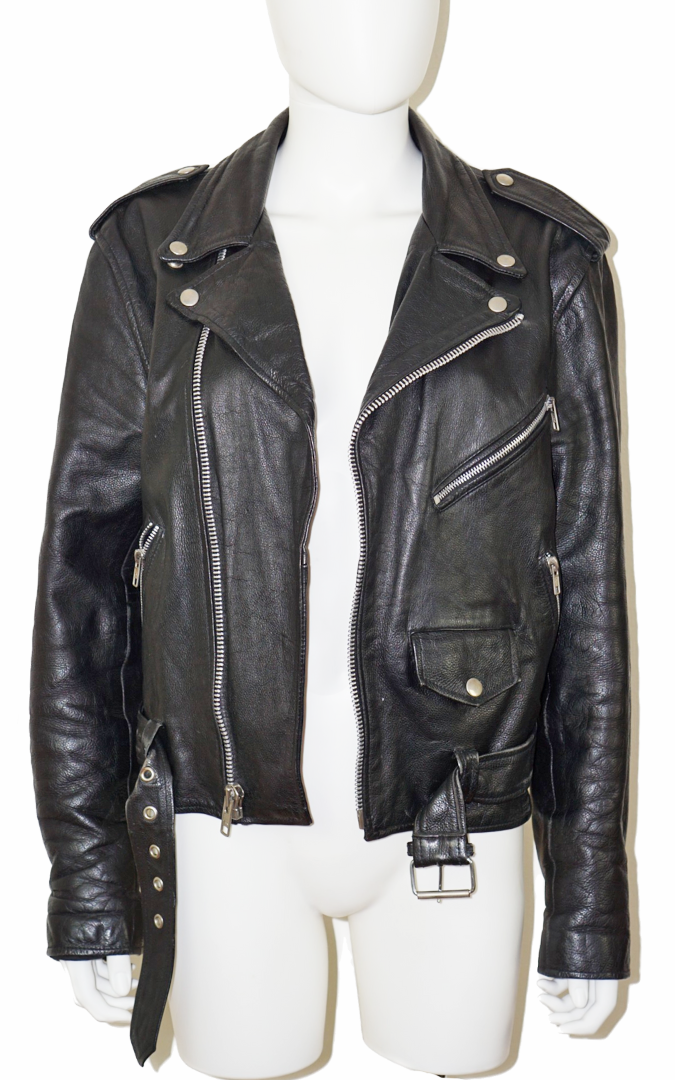 VINTAGE Custom Batman Leather Biker Jacket