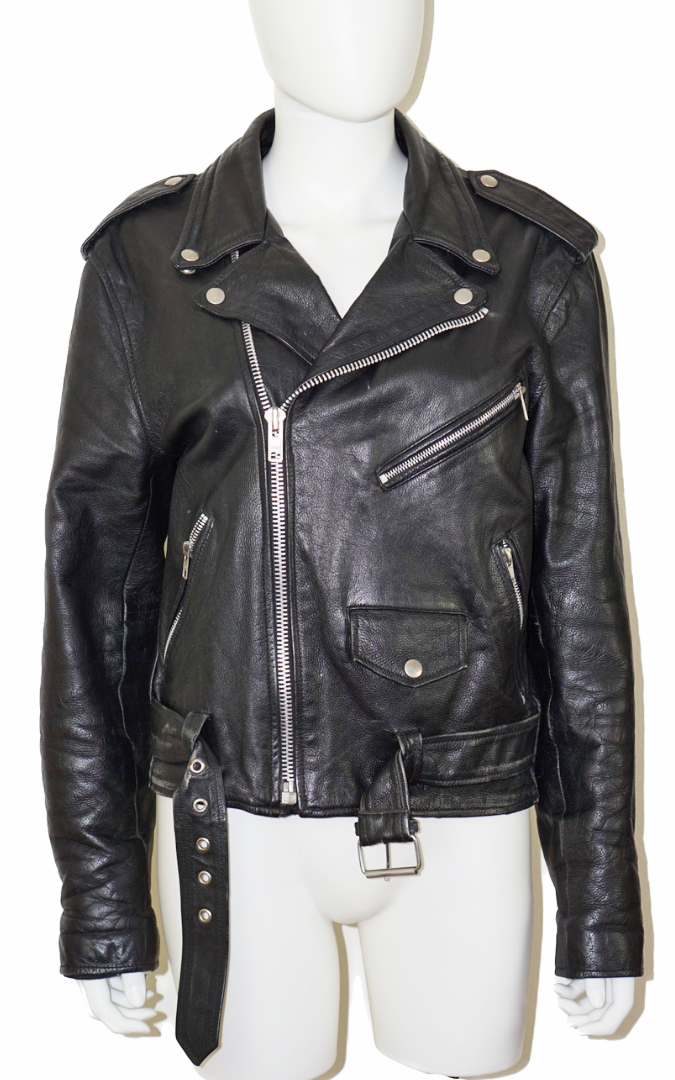 VINTAGE Custom Batman Leather Biker Jacket