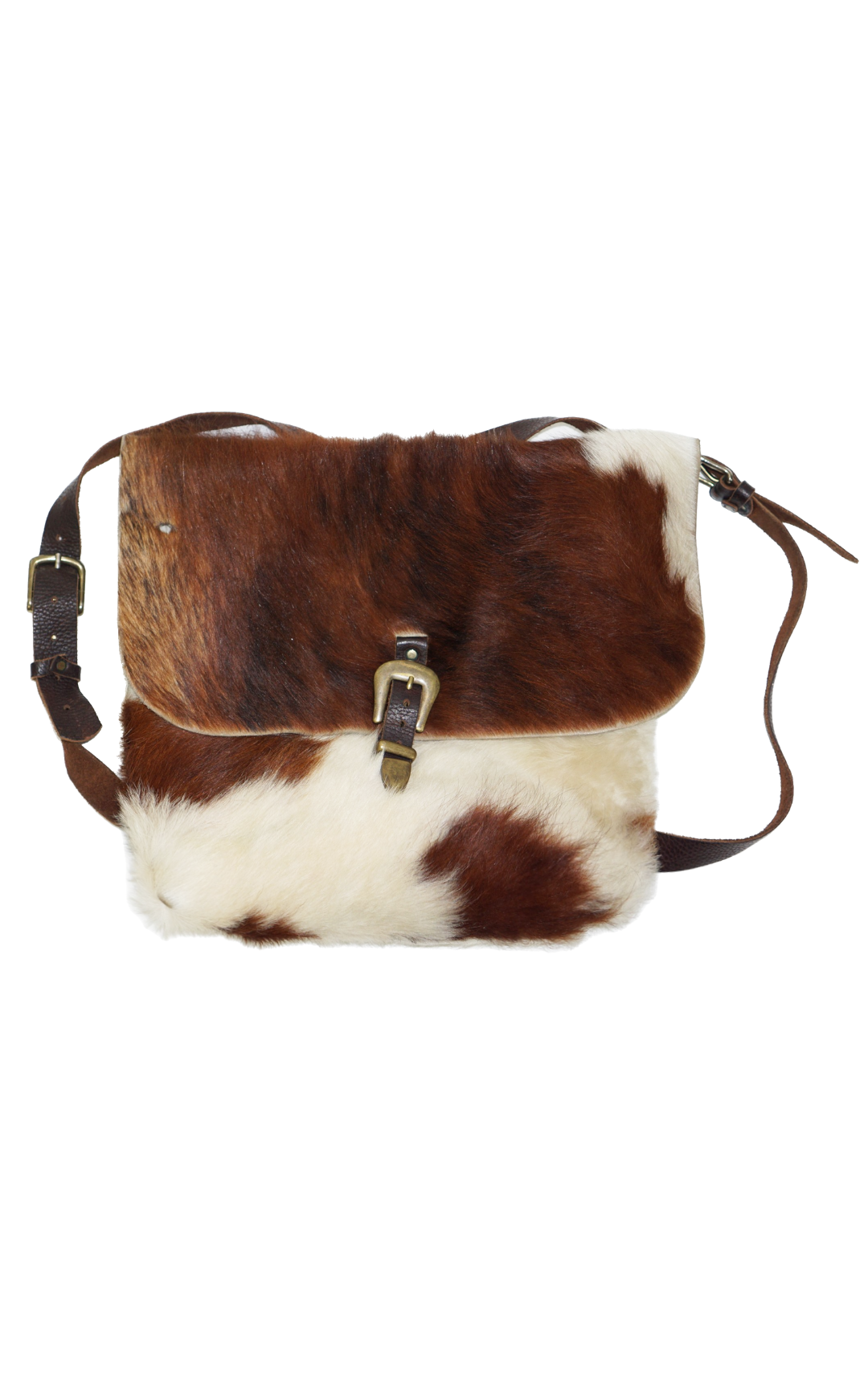 VINTAGE Custom Handmade Cowhide Fur Backpack resellum