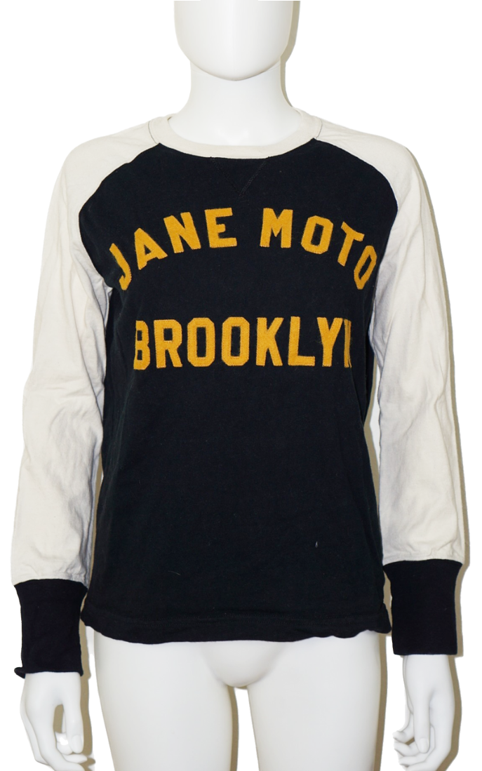 VINTAGE Jane Moto Brooklyn Race Jersey T-Shirt resellum
