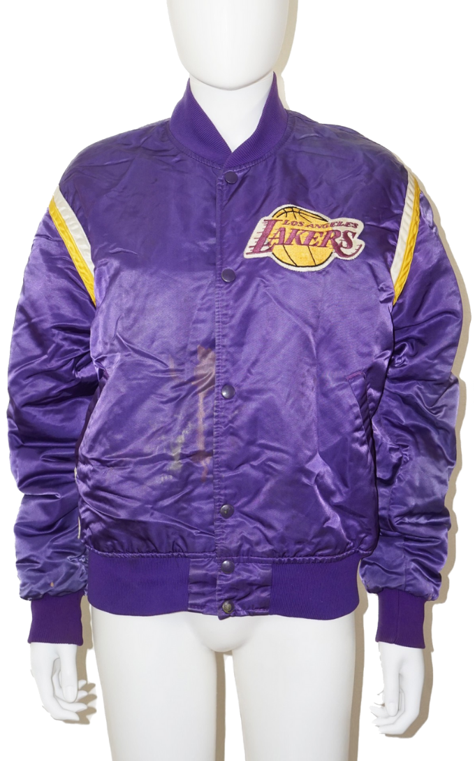 VINTAGE Los Angeles Lakers Starter Satin Bomber