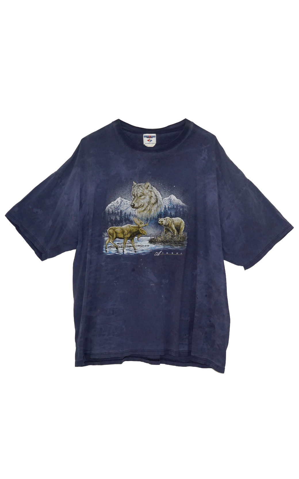 VINTAGE Y2K Alaska Wolf Moon T-Shirt