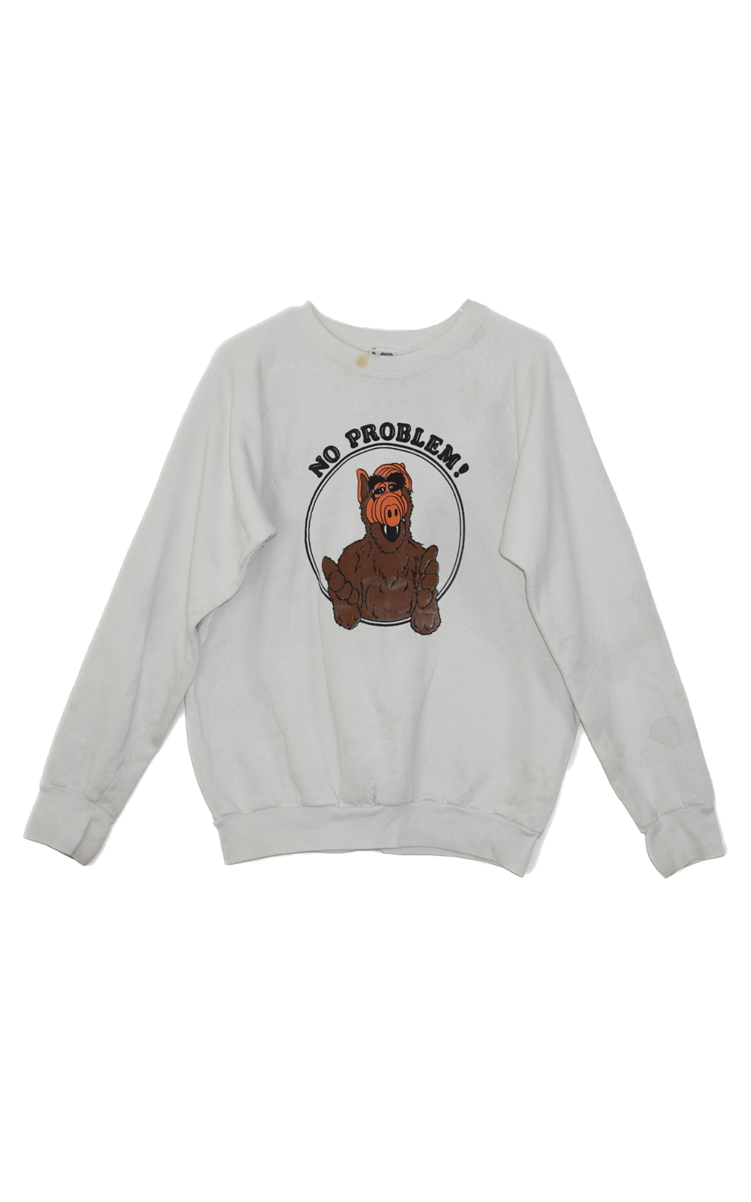 VINTAGE 80s Alf No Problem Graphic Sweatshirt