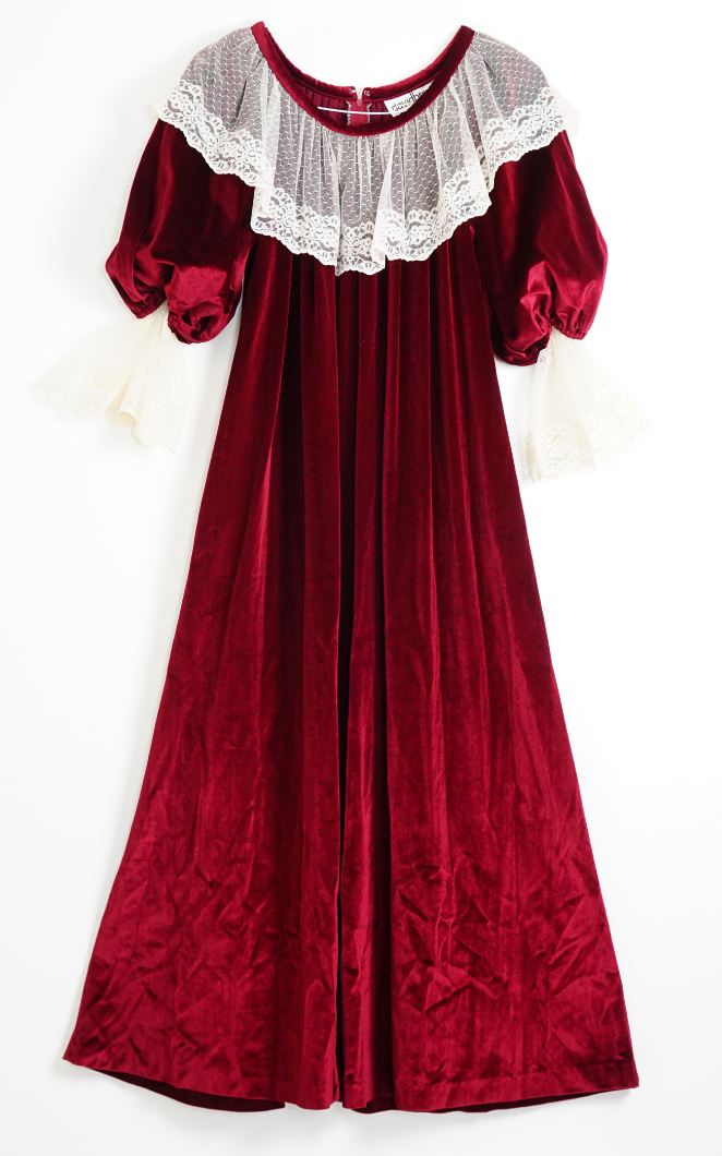 VINTAGE David Brown Victorian Dress