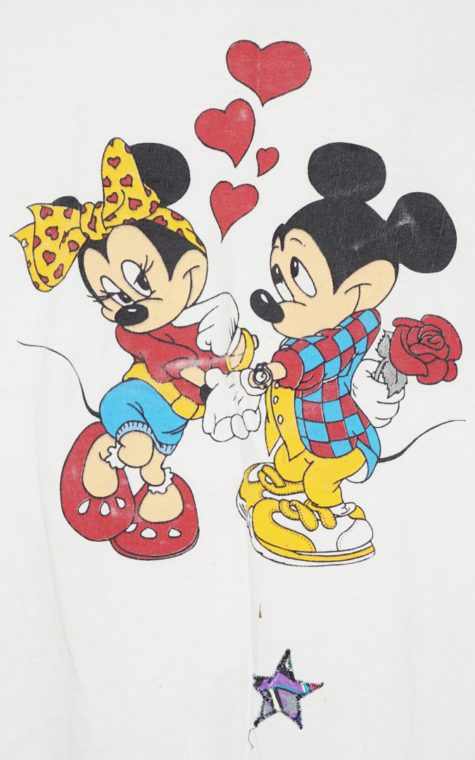 VINTAGE Disney 80s Mickey & Minnie Love T-Shirt