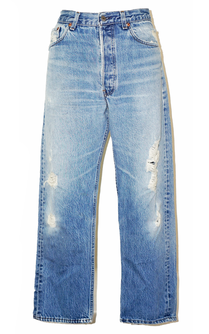 VINTAGE LEVI’S 501 80s USA Straight Jeans W 32''