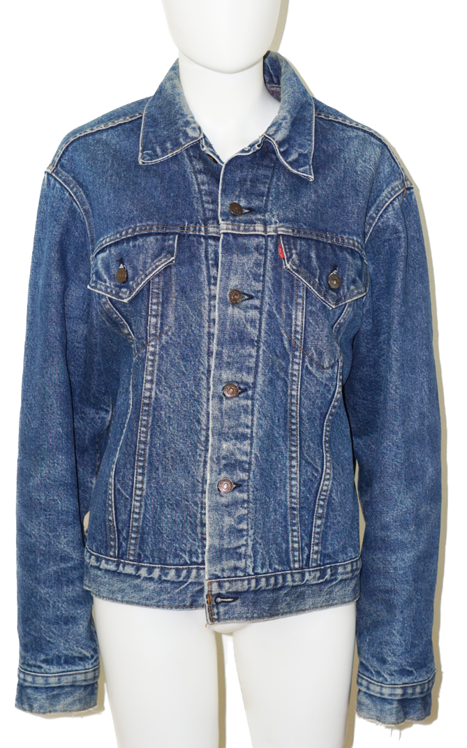 VINTAGE Levis 70s Faded Blue Denim Jacket