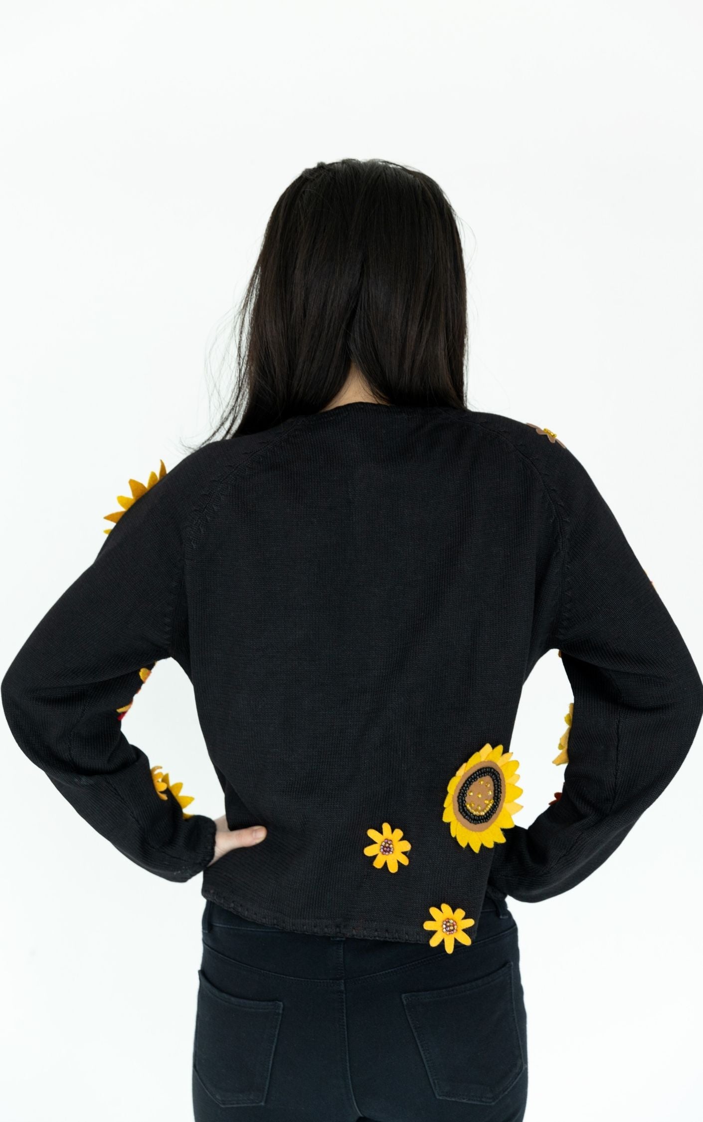 VINTAGE Michael Simon Flowers Cardigan