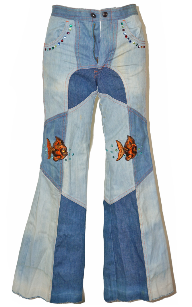 VINTAGE Mitey Miss Y2K Patchwork Flared Jeans resellum