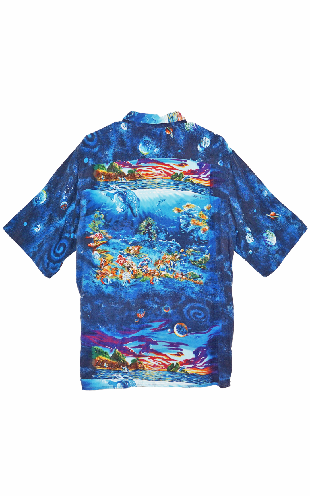 VINTAGE Reyn Spooner Underwater Sea Button Shirt