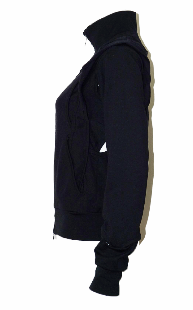 Y-3 YOHJI YAMAMOTO Adidas Cut Out Zip Jacket