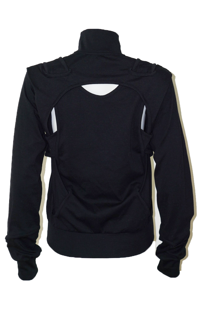 Y-3 YOHJI YAMAMOTO Adidas Cut Out Zip Jacket
