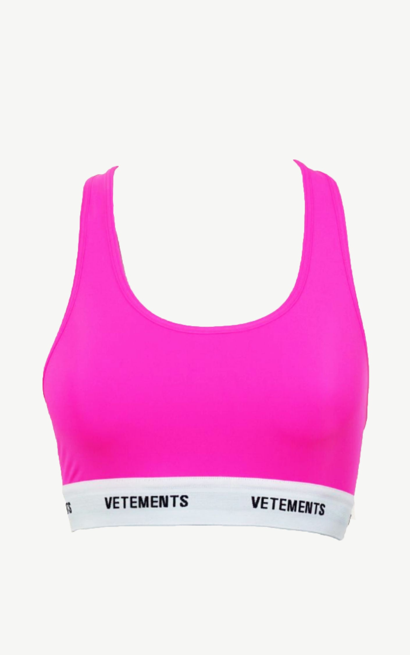 VETEMENTS Neon Hot Pink Sport Top