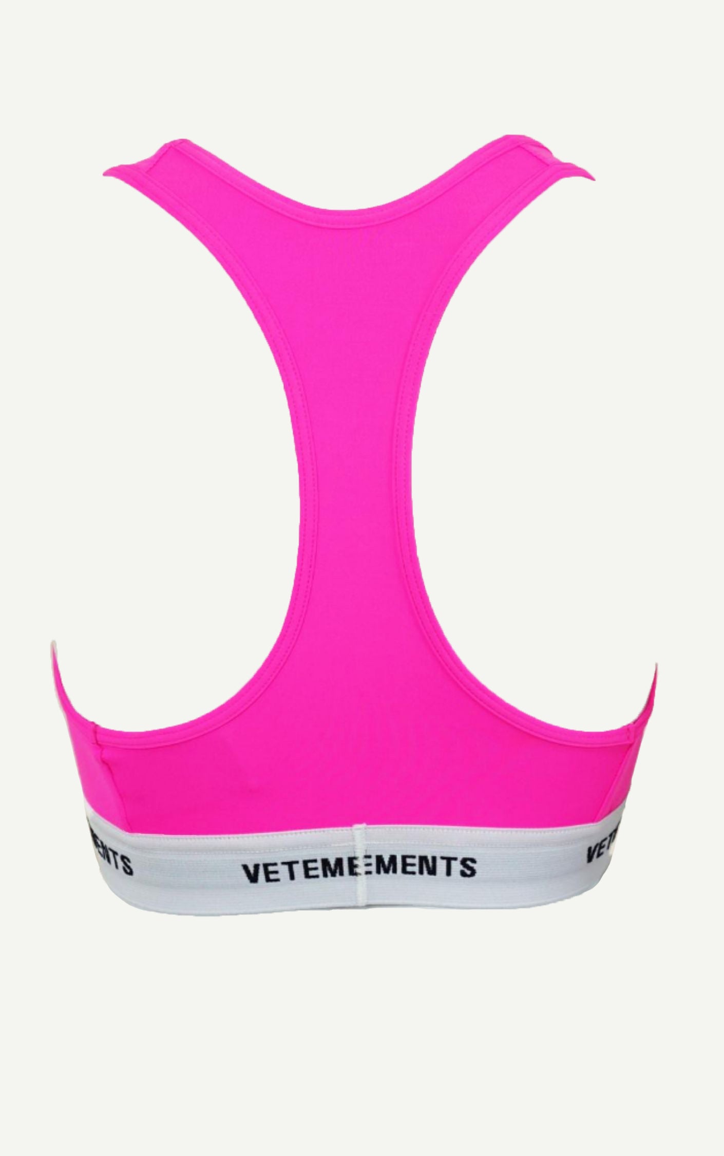 VETEMENTS Neon Hot Pink Sport Top