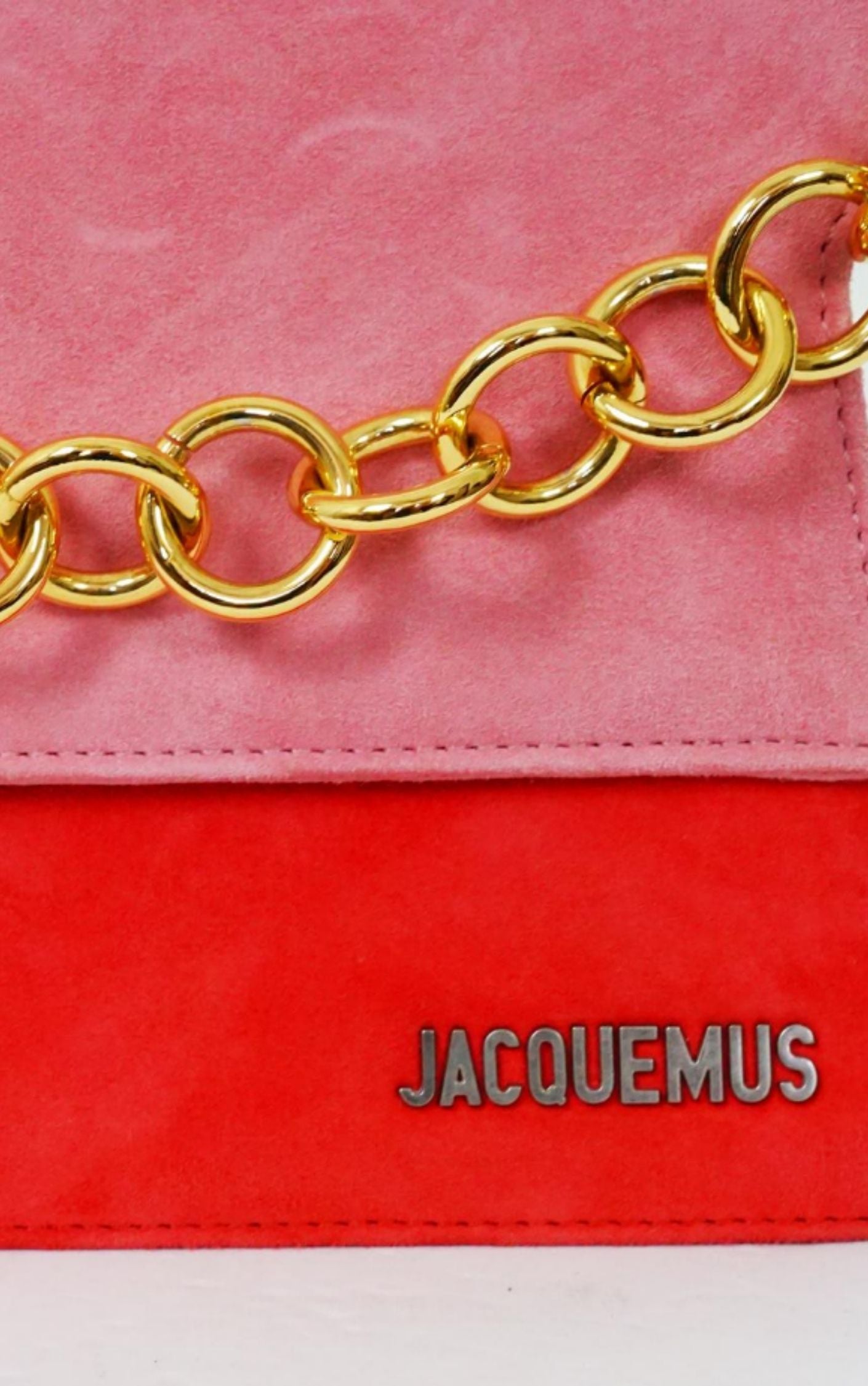 JACQUEMUS Le Sac Rond Pink Multicolor Bag resellum
