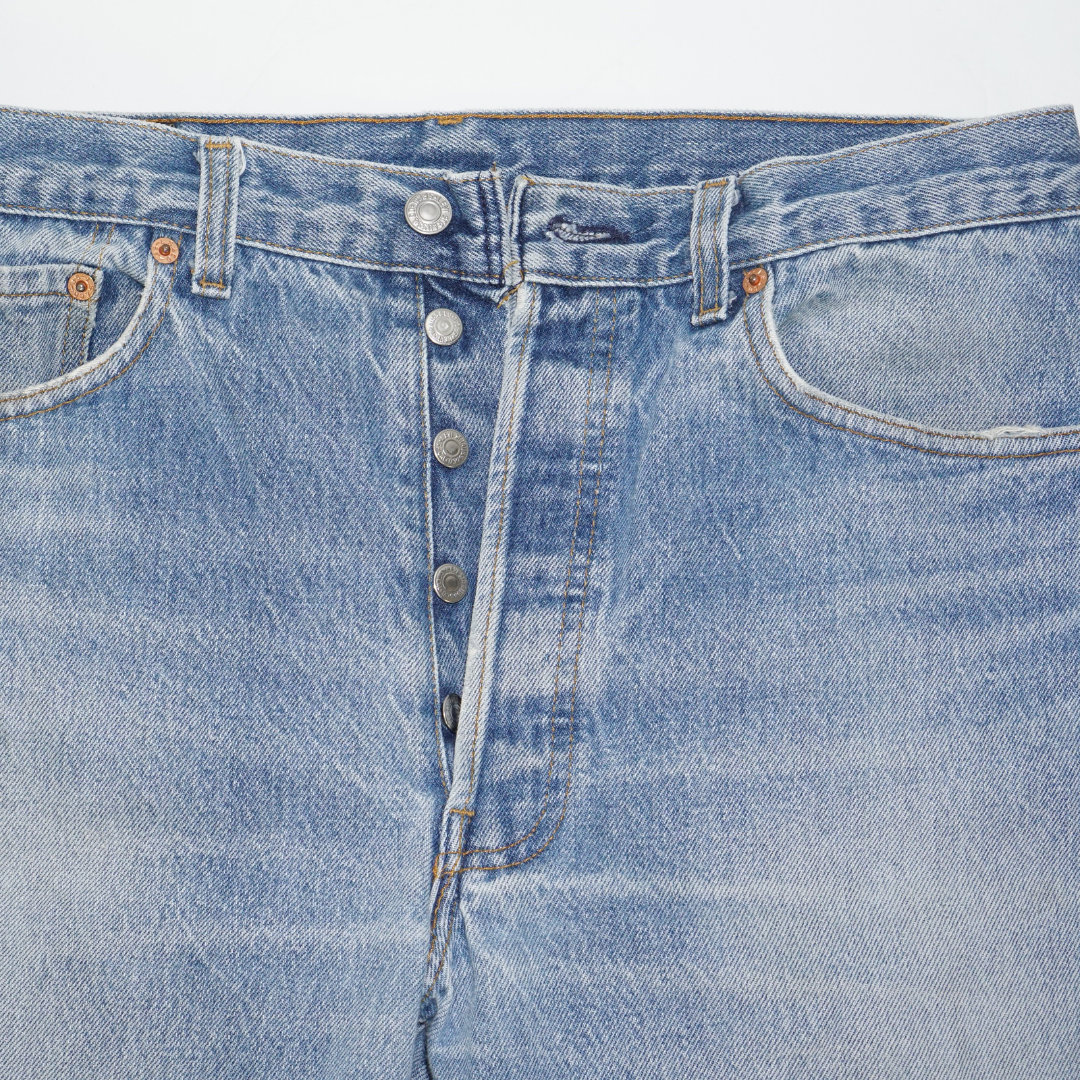 VINTAGE LEVI’S 501 80s USA Straight Jeans 35×34
