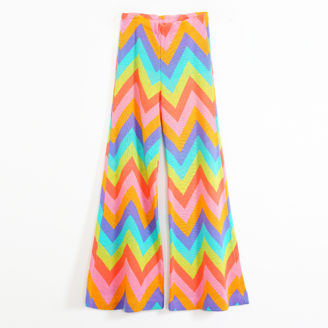 VINTAGE BETSEY JOHNSON Knitted Wide Leg Pants by Click On Trend