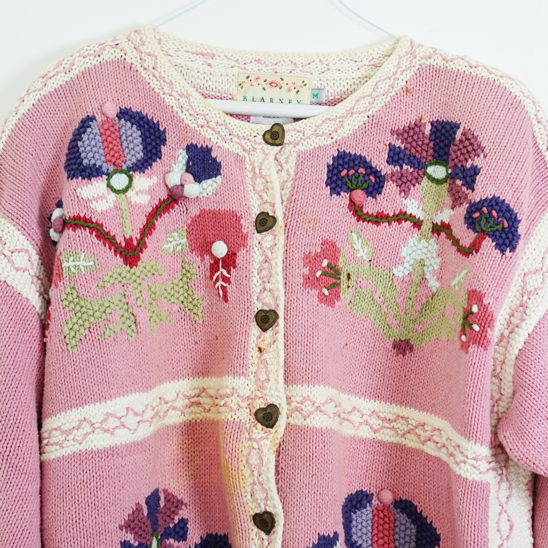 VINTAGE Blarney Knitted Cardigan by Click On Trend