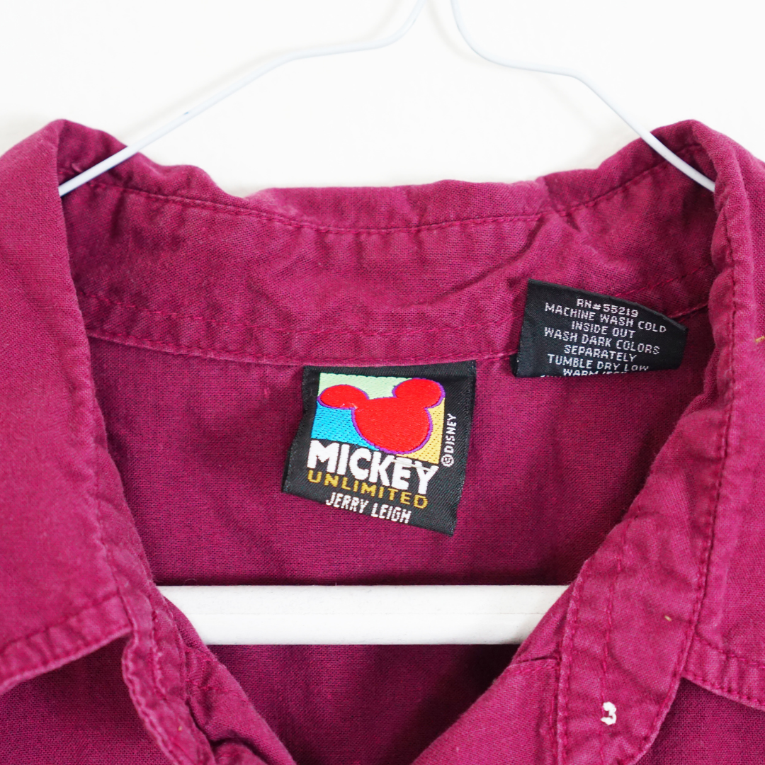 VINTAGE Mickey Mouse Purple Shirt