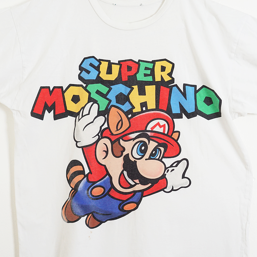 MOSCHINO Flying Super Mario T-Shirt by click On Trend