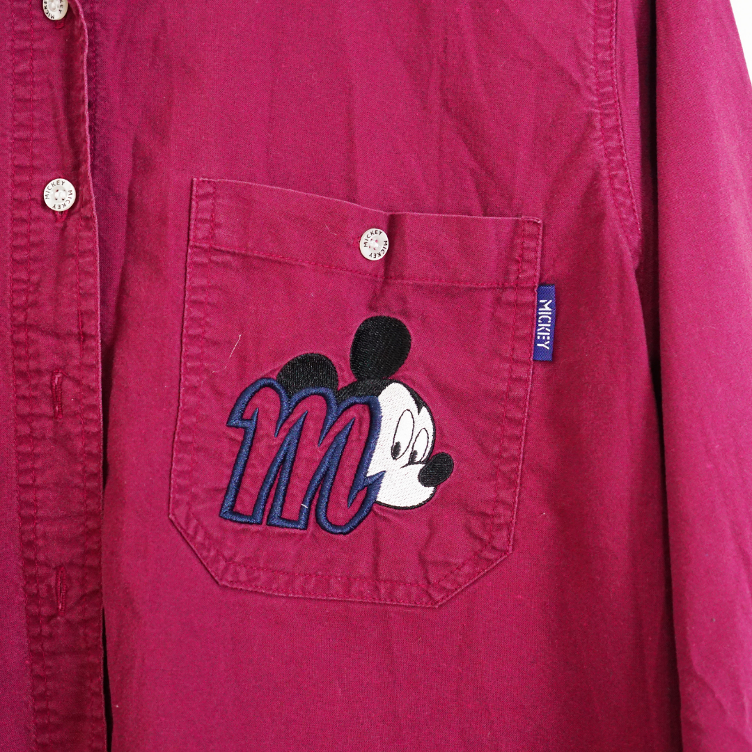VINTAGE Mickey Mouse Purple Shirt
